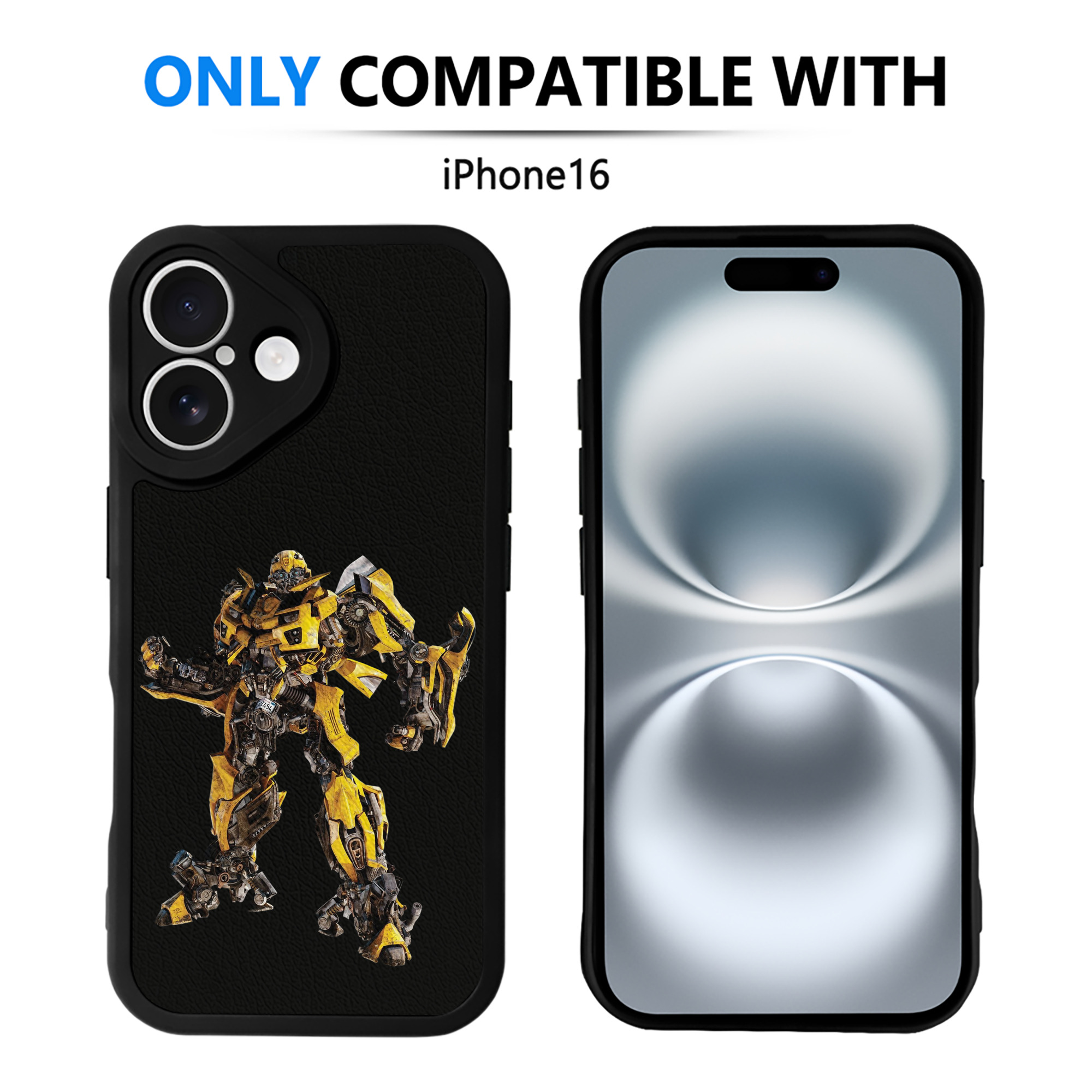 （画像用）  【iPhone 16シリーズ対応】シリコンスマホケース（レザー調） 材質：シリコン